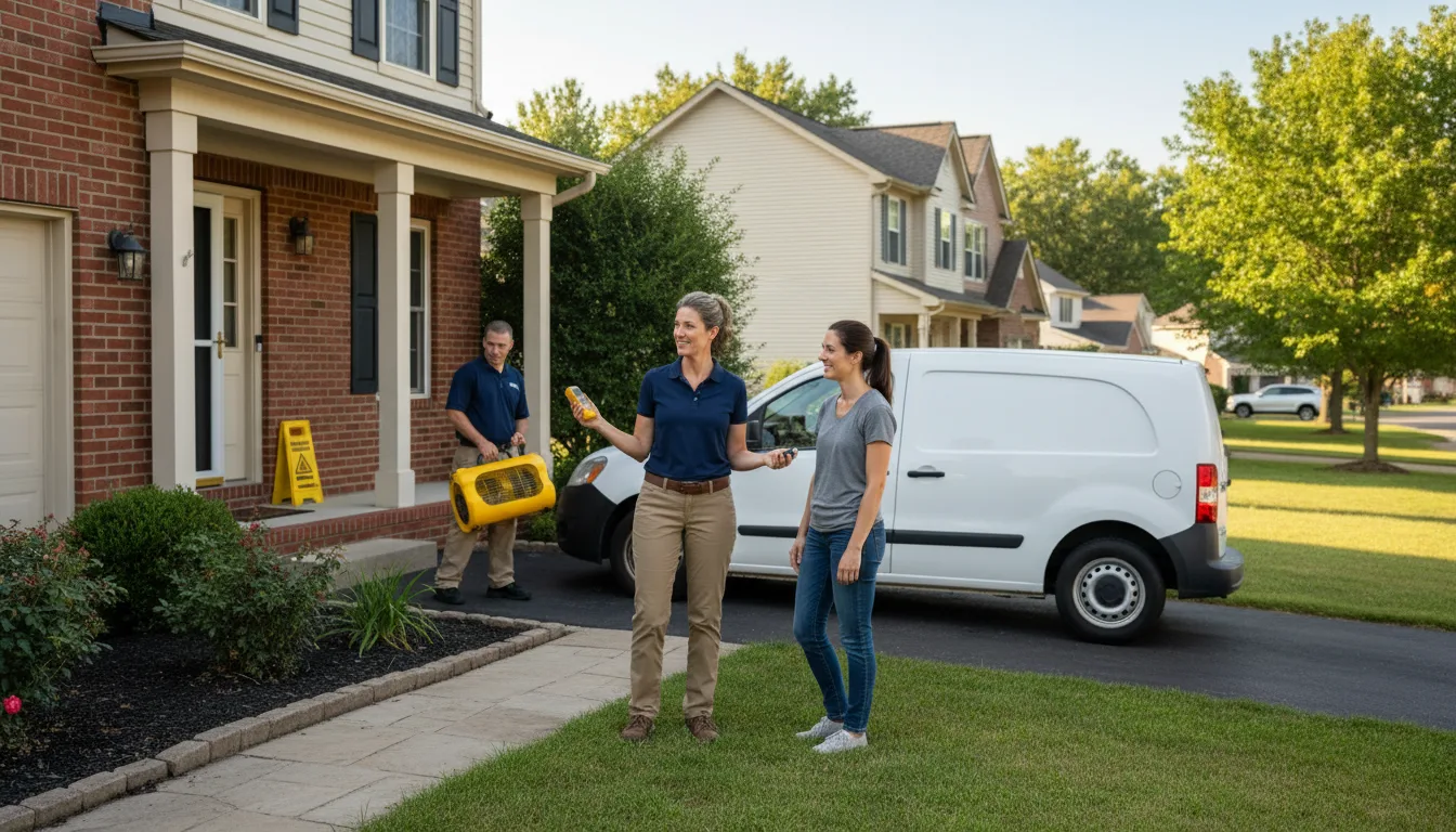 Water restoration image for Home Water Damage Repair in Green Sulphur Springs, WV